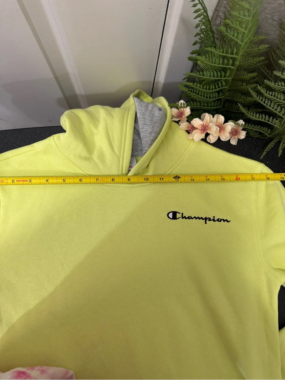 & Other Stories Neon Yellow and Gray Sweater Vest